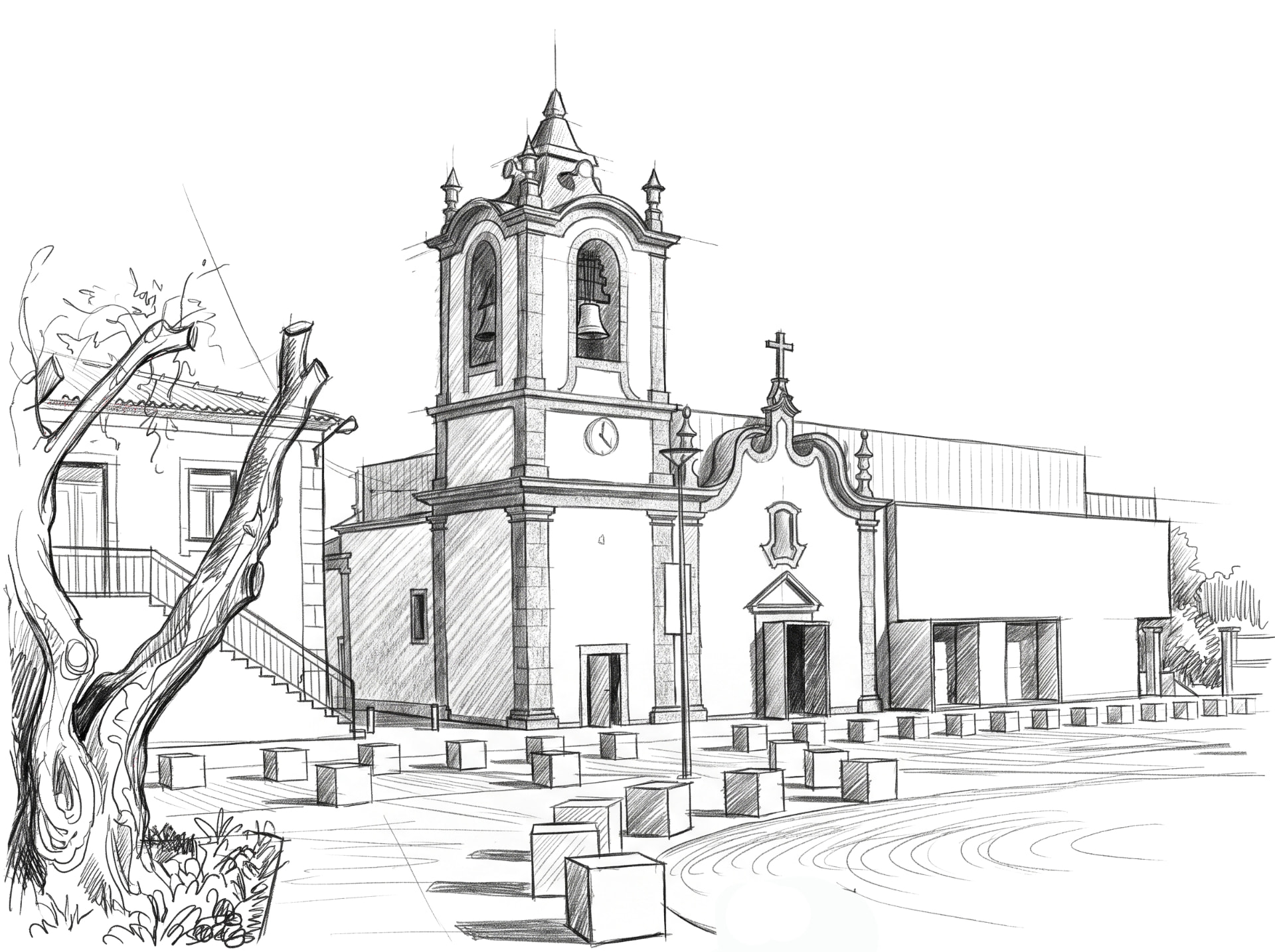Ilustração da igreja